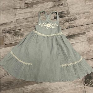 Rachel Zoe Kids Dress with Cream Floral Details size 6